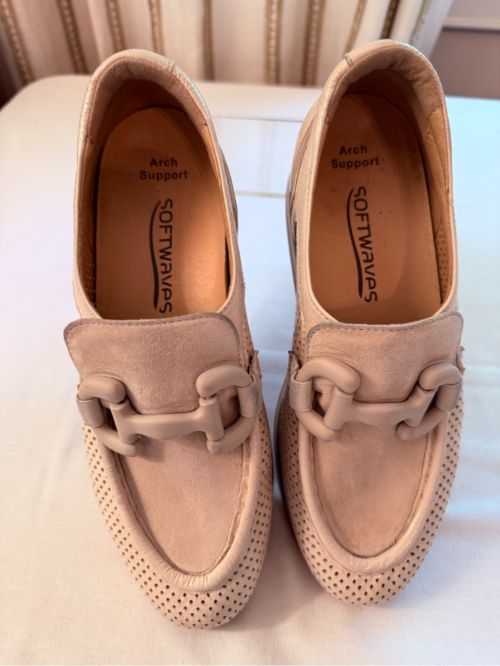Softwaves Clarice Platform Loafers Coco size 38
